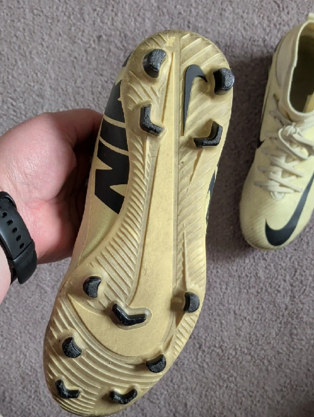 Nike Junior Mercurial Superfly 9 Club DJ5959-700 FG/MG Soccer Cleats size 4 - Picture 6 of 11